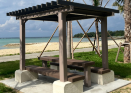 伊是名島ビーチ・パーゴラ